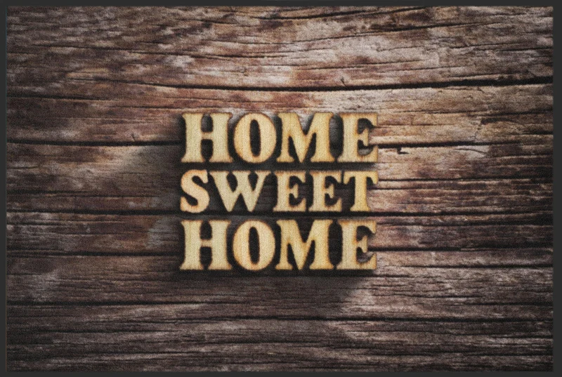 Sauberlaufmatte Home Sweet Home Holz 4248