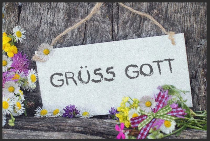 Sauberlaufmatte Grüss Gott 4168