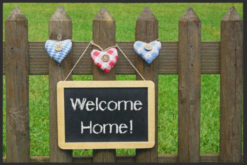 Sauberlaufmatte Welcome Home Gartenzaun 4155