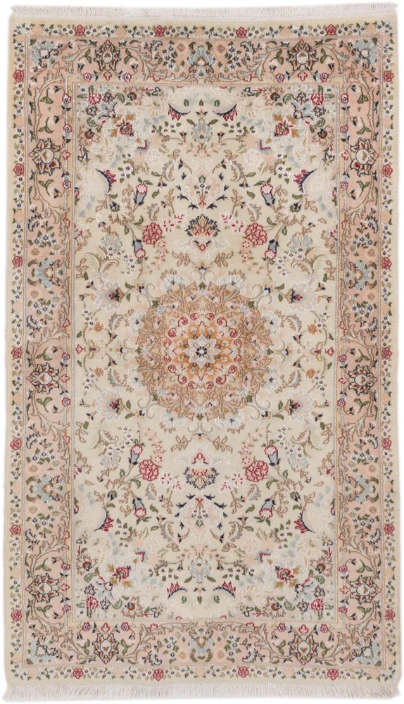 Perserteppich - Täbriz - Royal - 120 x 201 cm - creme