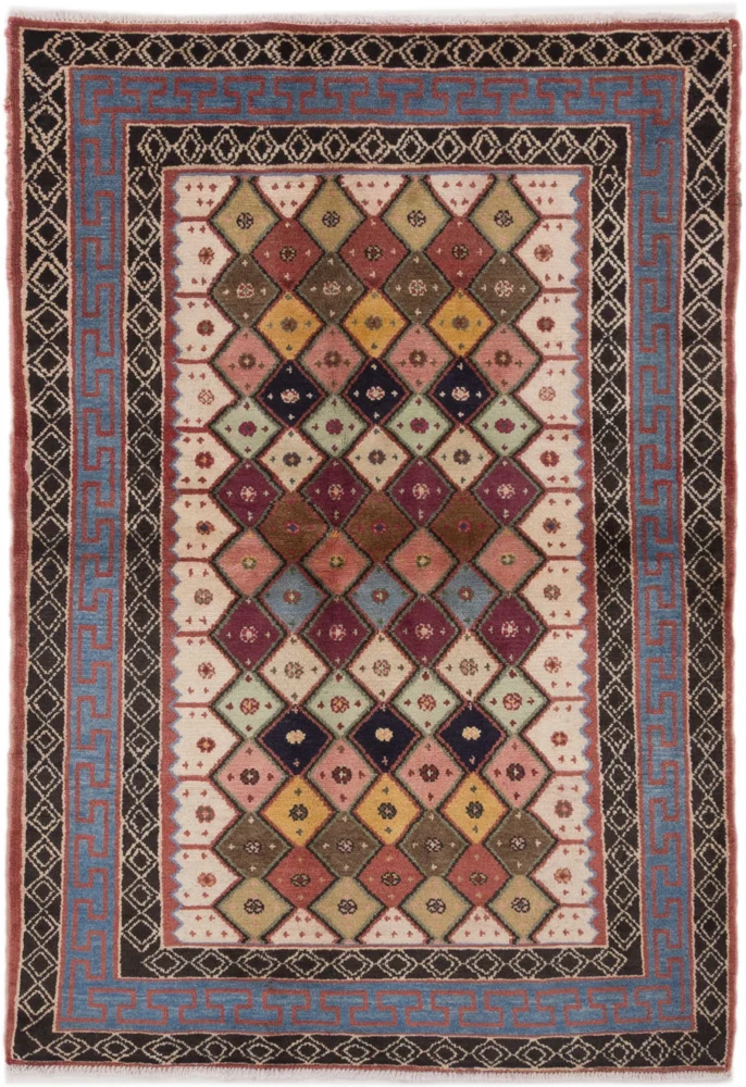 Gabbeh Teppich - Kaschkuli Perser - 132 x 190 cm - mehrfarbig