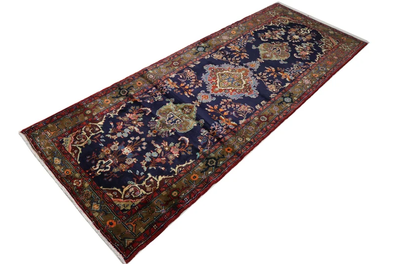 Läufer Perser - Classic - 122 x 324 cm - dunkelblau