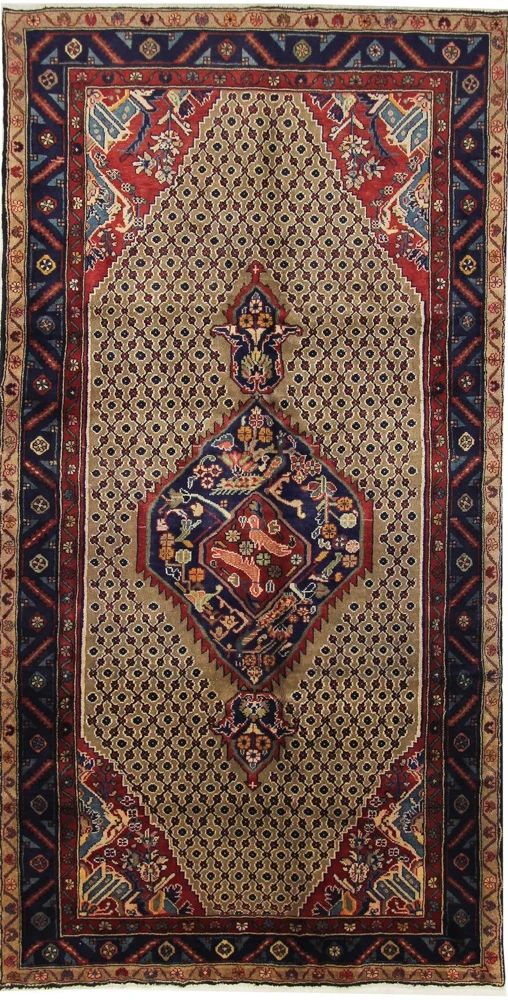 Perserteppich - Nomadic - 155 x 301 cm - sand
