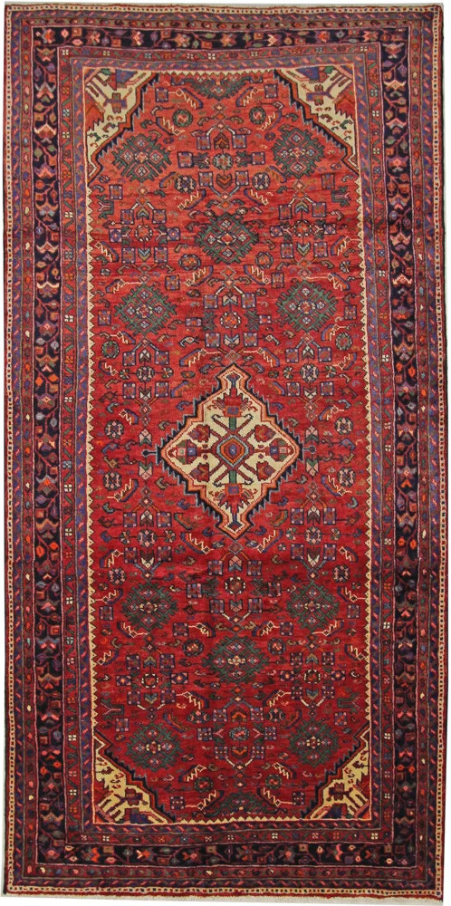 Perserteppich - Nomadic - 157 x 322 cm - rot