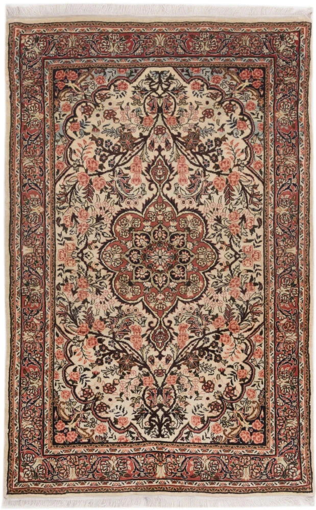 Perserteppich - Bidjar - 105 x 165 cm - hellbeige