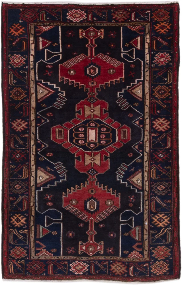 Perserteppich - Nomadic - 140 x 210 cm - mehrfarbig
