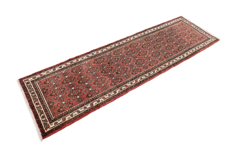 Läufer Perser - Nomadic - 80 x 280 cm - dunkelrot