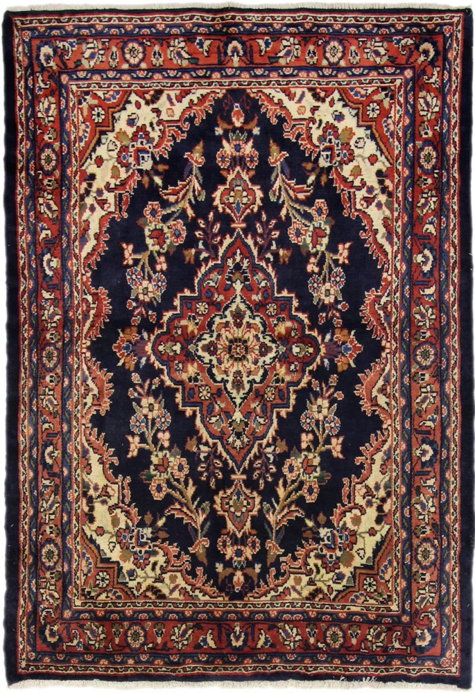 Perserteppich - Classic - 135 x 195 cm - dunkelblau