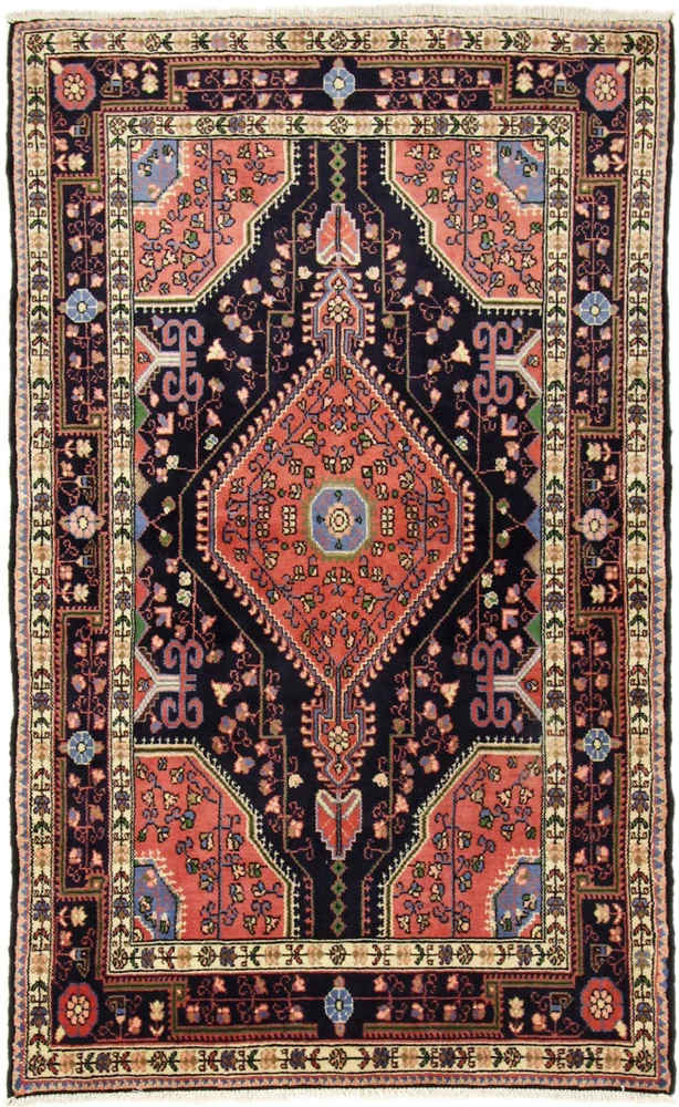 Perserteppich - Nomadic - 110 x 180 cm - dunkelblau
