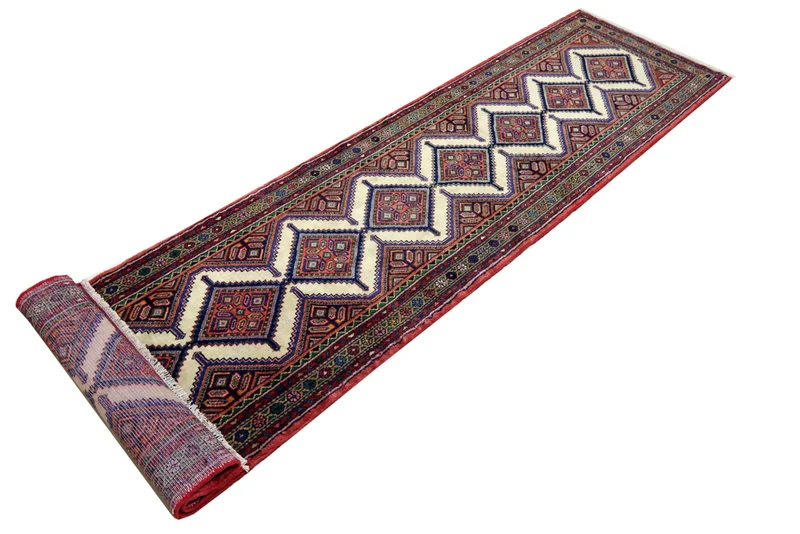 Läufer Perser - Nomadic - 87 x 350 cm - dunkelbeige