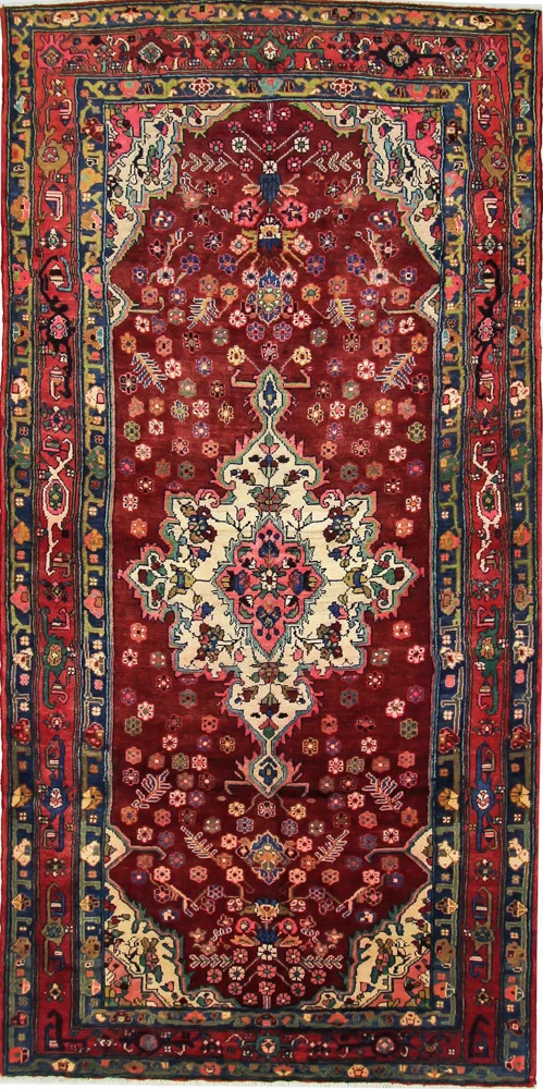 Perserteppich - Nomadic - 152 x 308 cm - rot