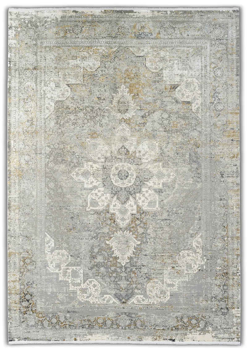 Aylin Modern Teppich Grau