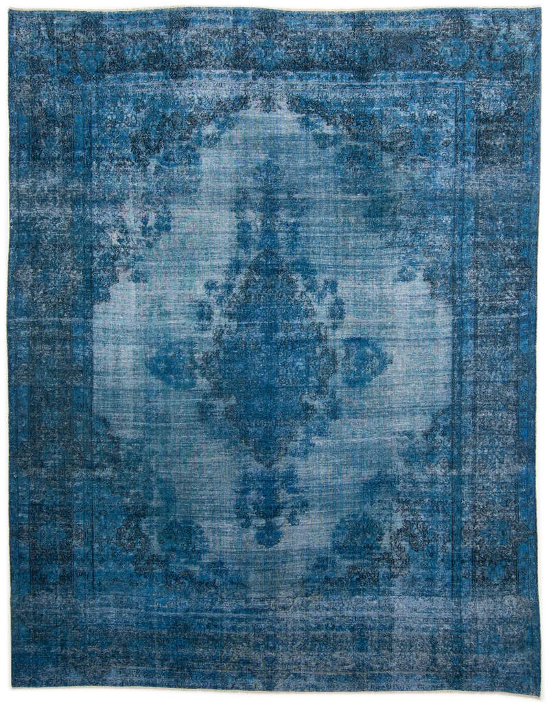 Vintage Teppich Elena Blau