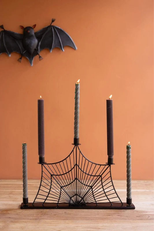 Spider Web Candelabra