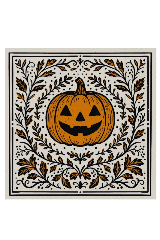 Pumpkin Poe Napkins