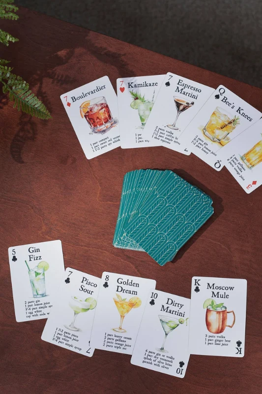 Cocktails Playing Cards