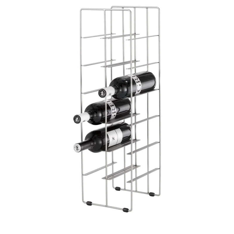 Blomus PILARE Weinflaschenregal – Chrome für 12 Flaschen Größe L