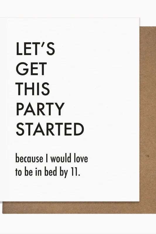 Party Started - Birthday Card