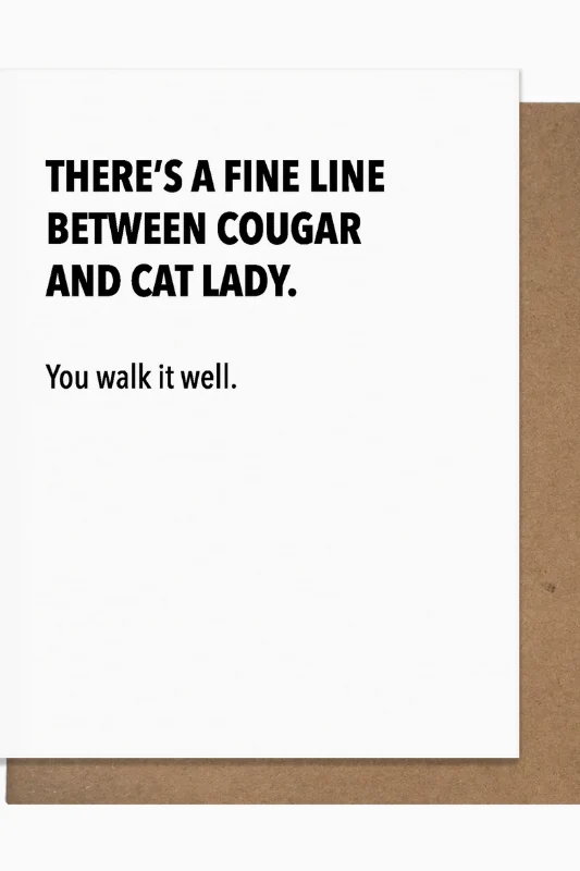 Cougar - Friendship Card