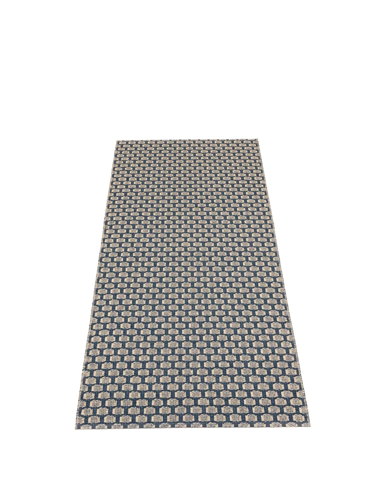 Pappelina MIMI Teppichläufer – Ocean Blue 70 × 120 cm