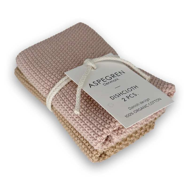 Aspegren Spüllappen 2er Set – Macaroon