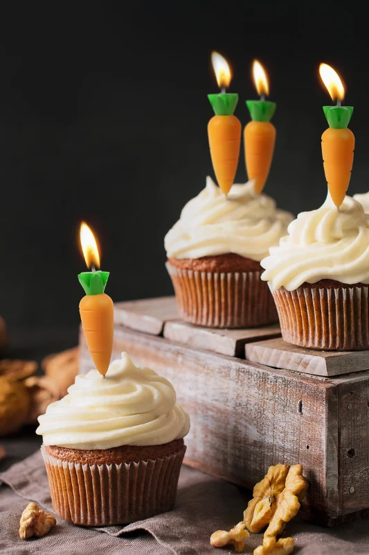 Garden Party Carrot Candles