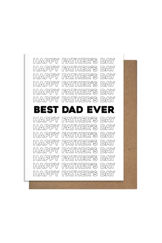 Best Dad Ever Greeting Card