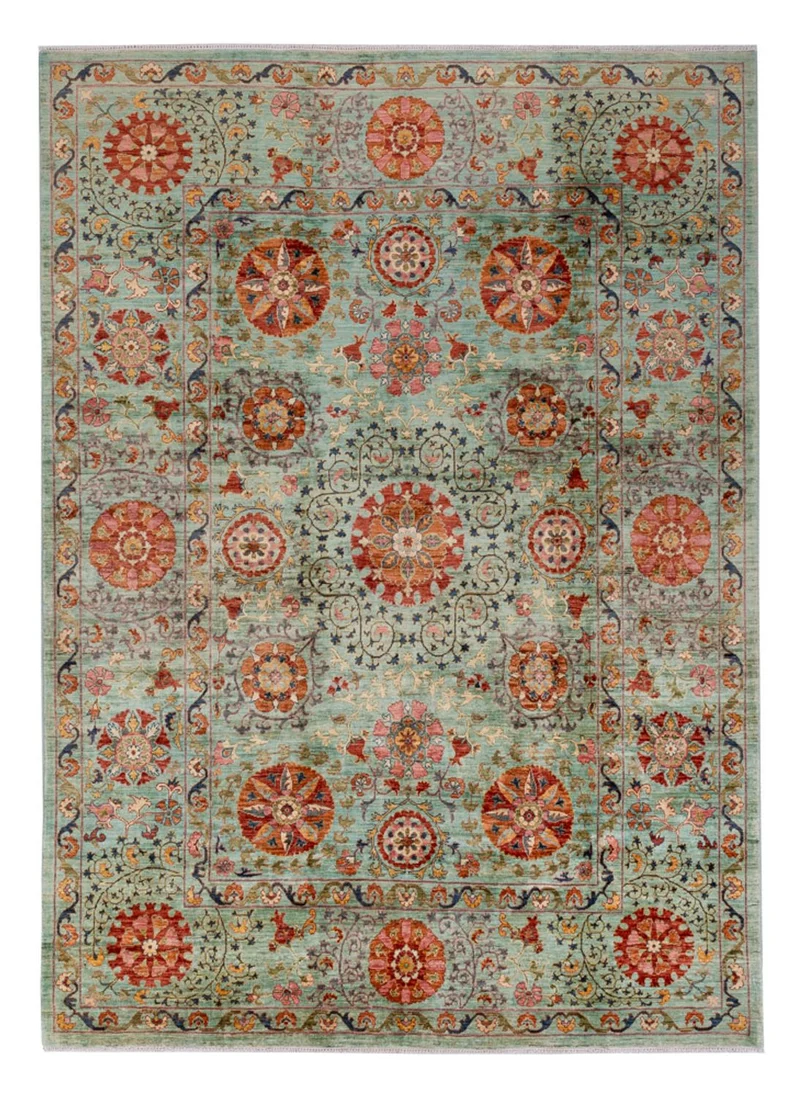 Ziegler Teppich - Ariana - 200 x 273 cm - hellblau