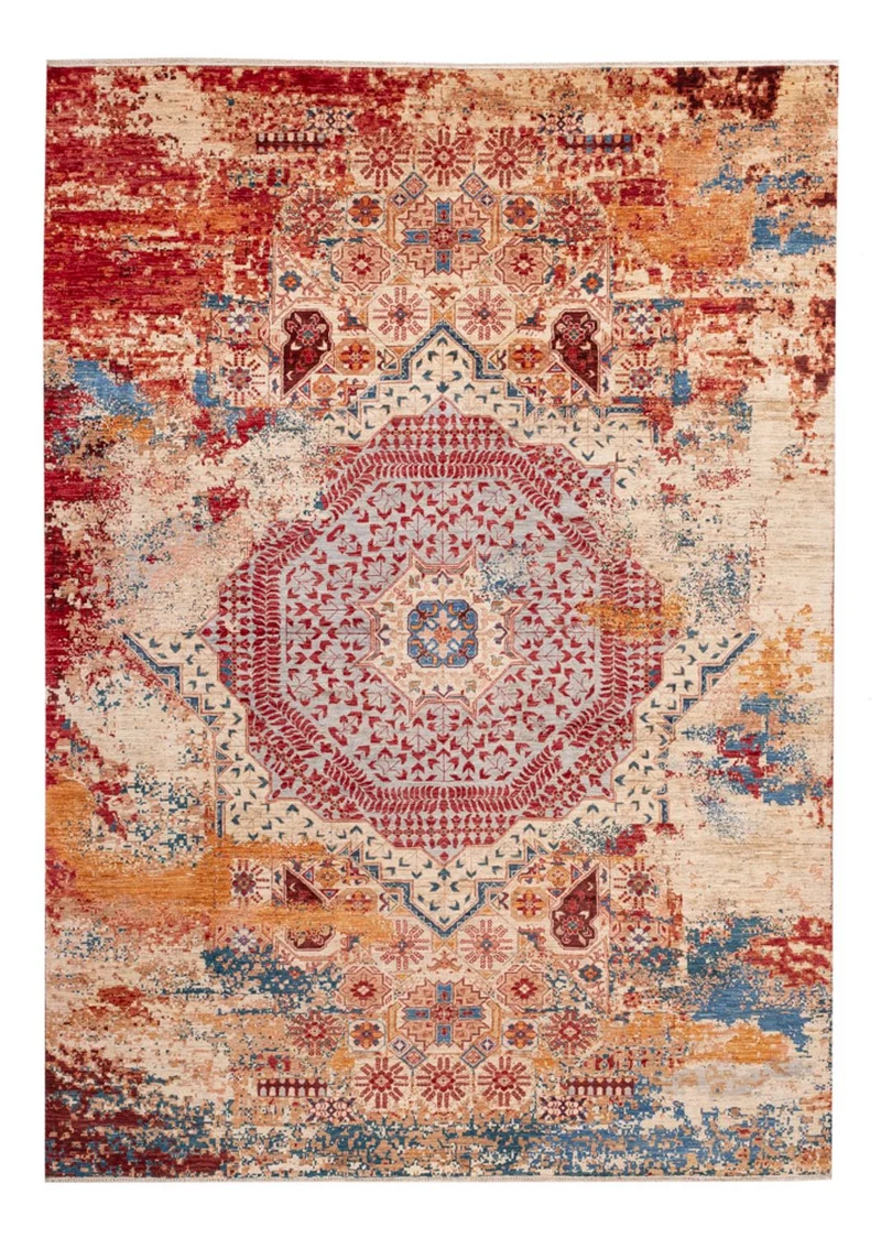 Designer Teppich - 204 x 289 cm - mehrfarbig