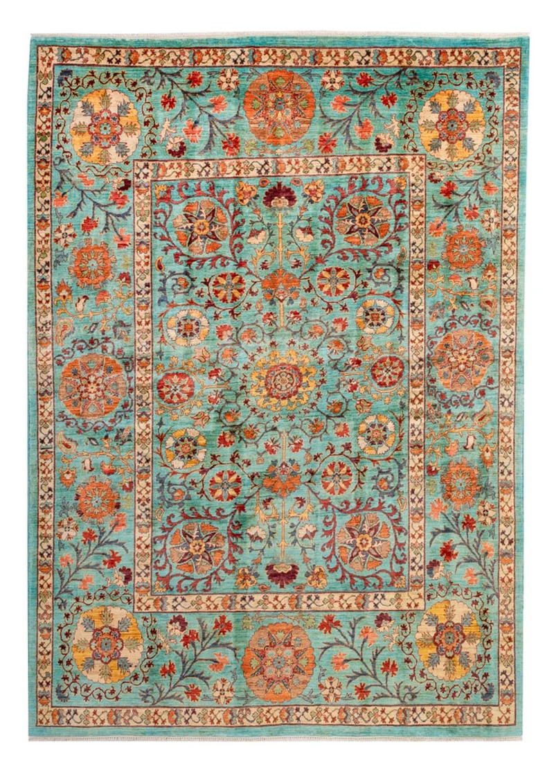 Ziegler Teppich - Ariana - 190 x 260 cm - hellblau