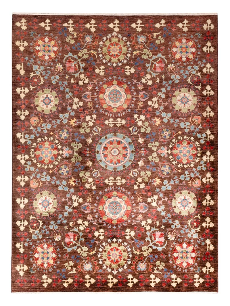 Ziegler Teppich - Ariana - 191 x 244 cm - dunkelbraun