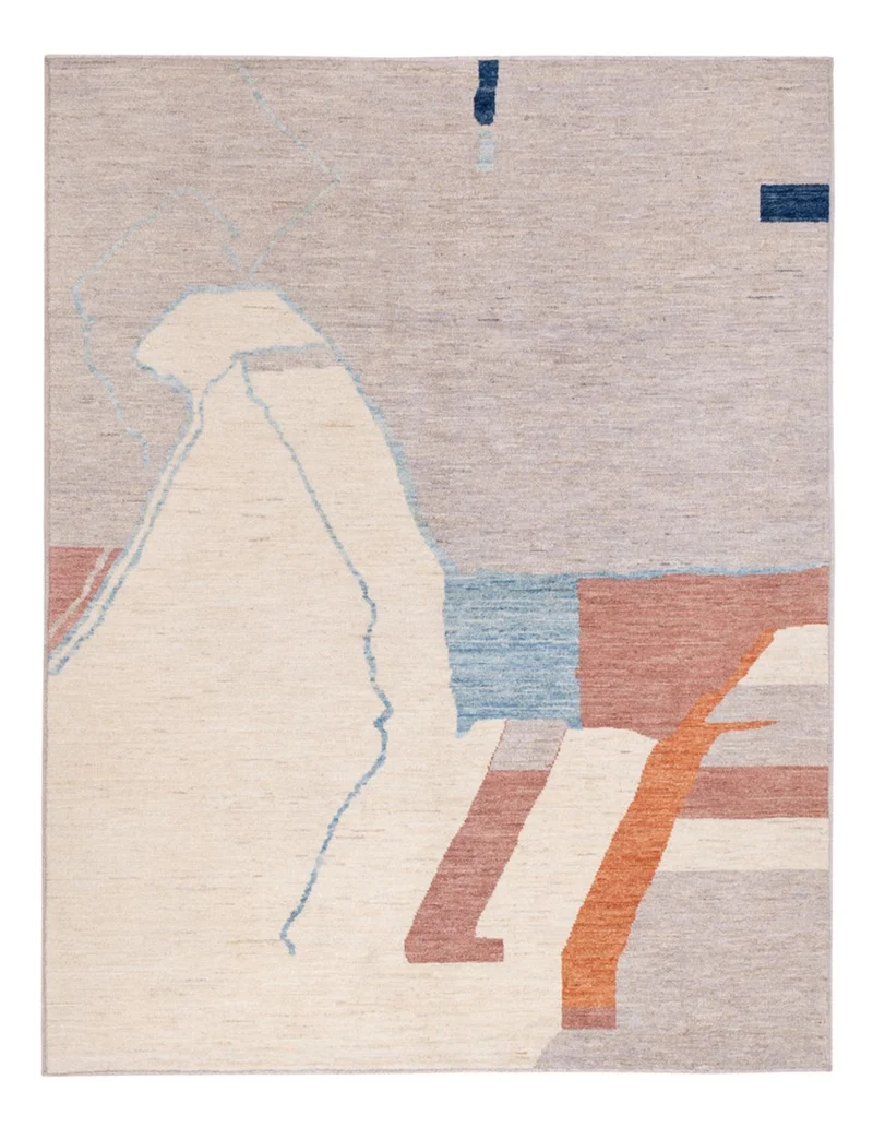 Berber Teppich 151x199cm - Wollteppich
