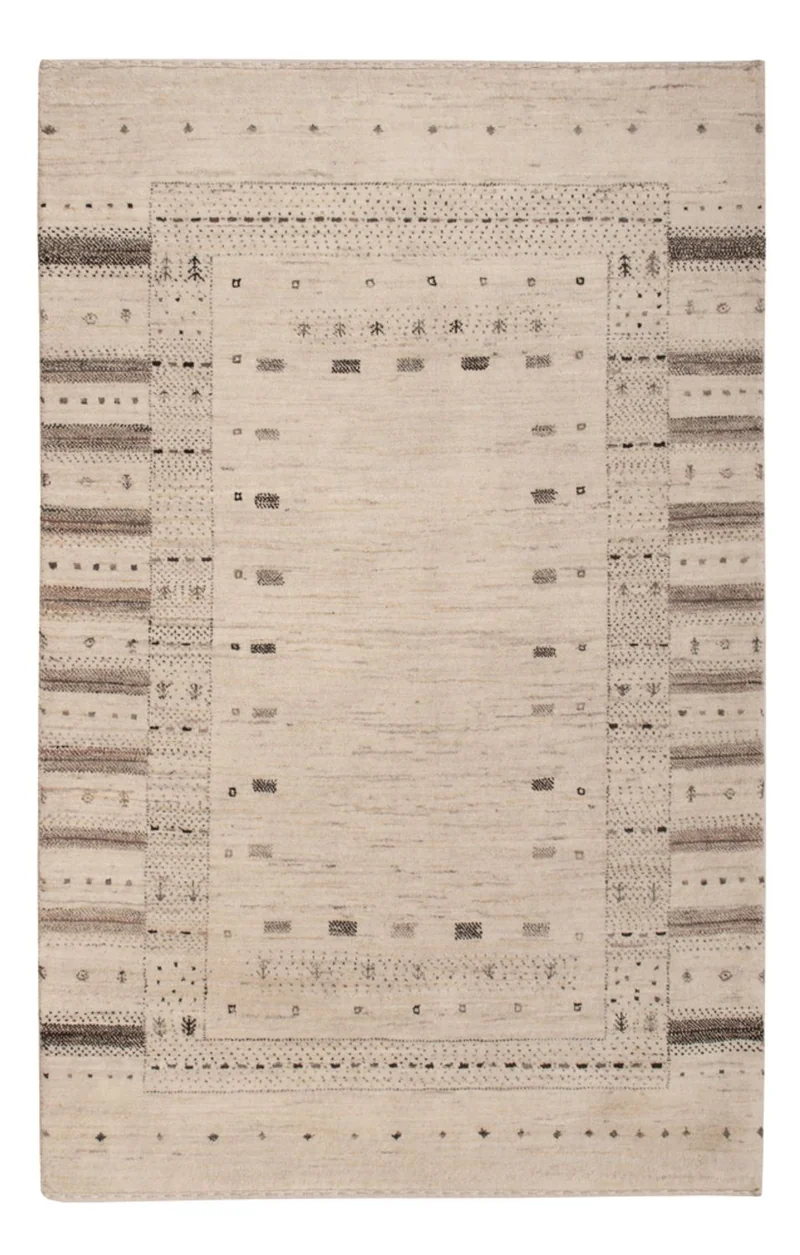 Indo Loribaft Teppich 105x152cm - Wollteppich