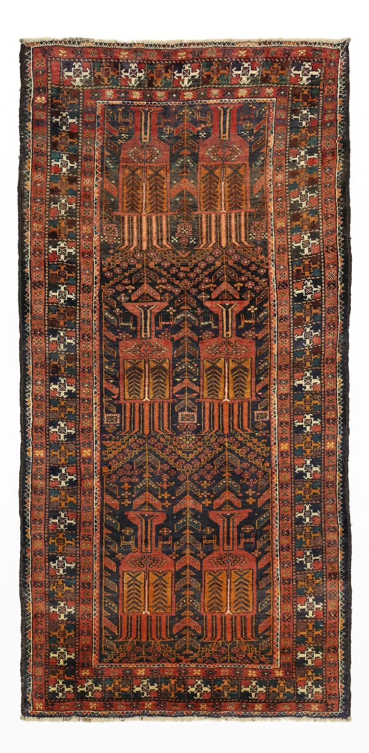 Belutsch Teppich 106x212cm - Orientteppich