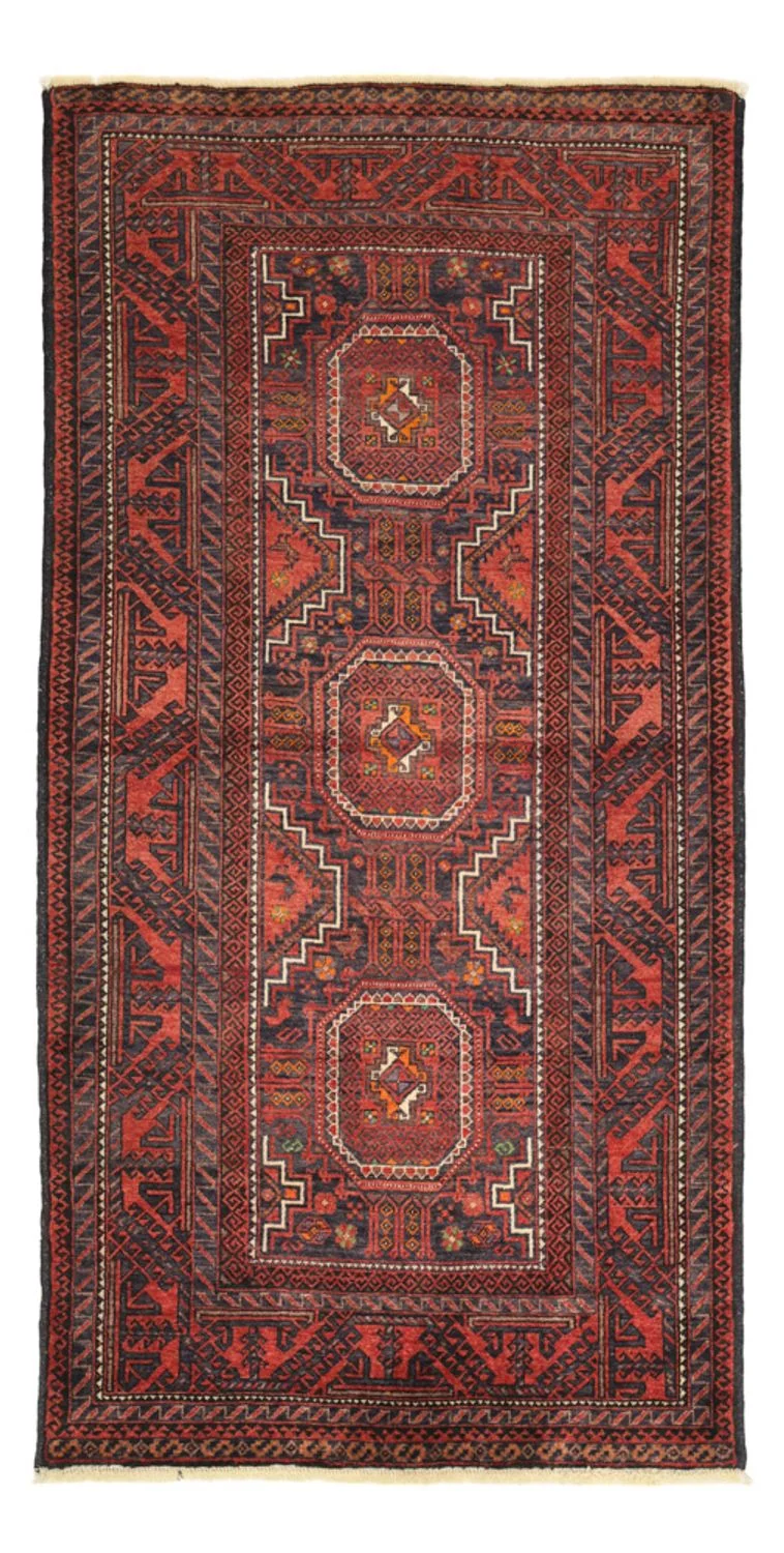 Belutsch Teppich 98x194cm - Orientteppich