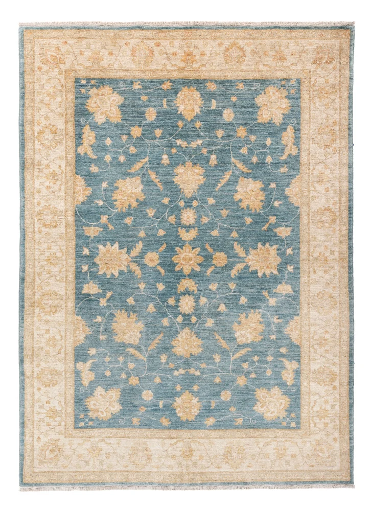 Ziegler Teppich - 173 x 243 cm - hellblau