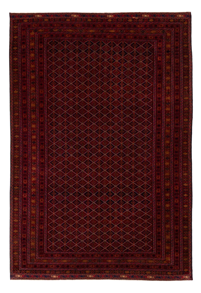 Kelim Afghan Teppich 195x292cm