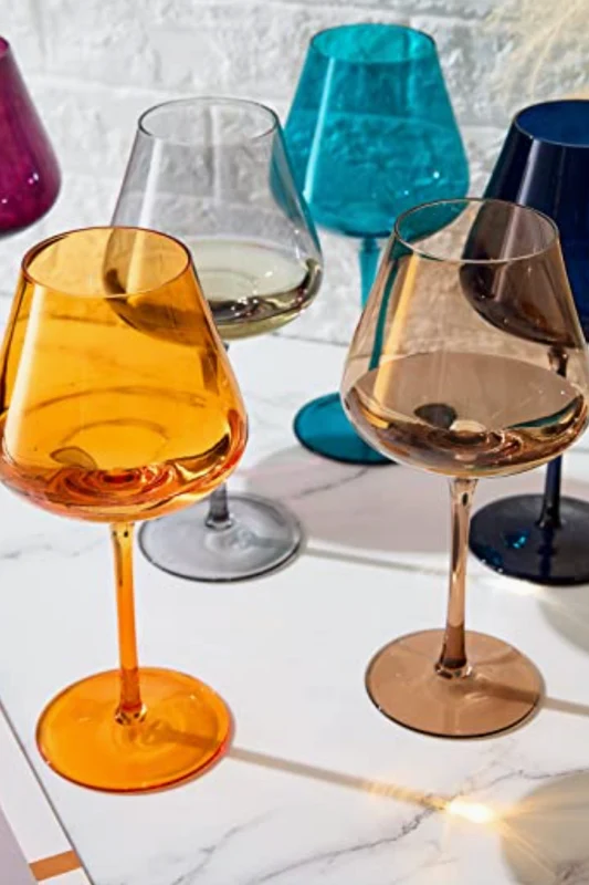 Jewel Wine Glasses (x6)