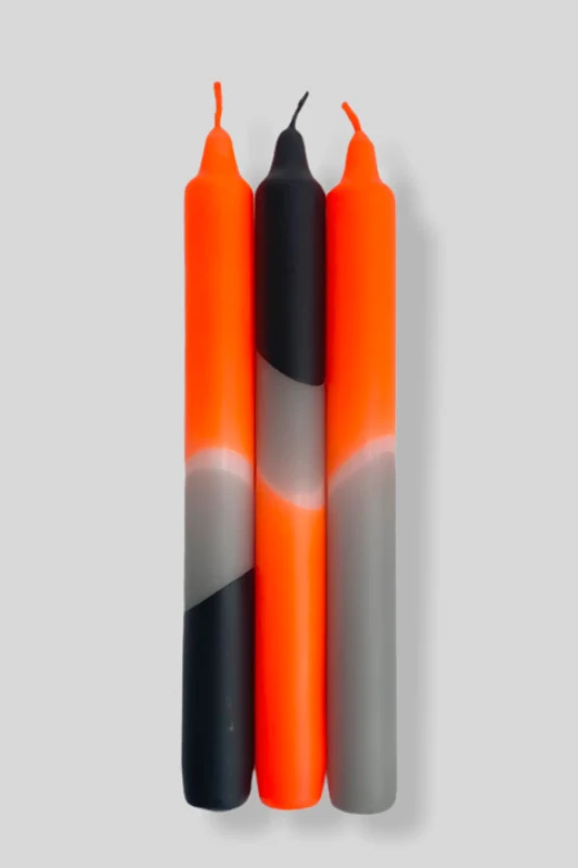 Dip-Dye Halloween Candles
