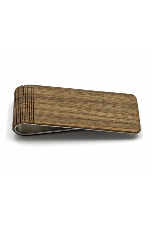 Walnut Wood Money Clip