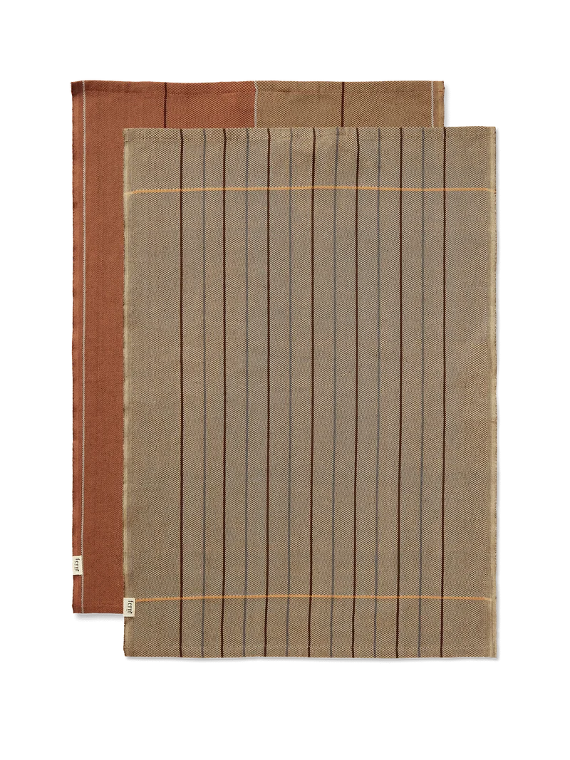 Ferm Living - Ito Tea Towel - Set of 2 "Hazel"