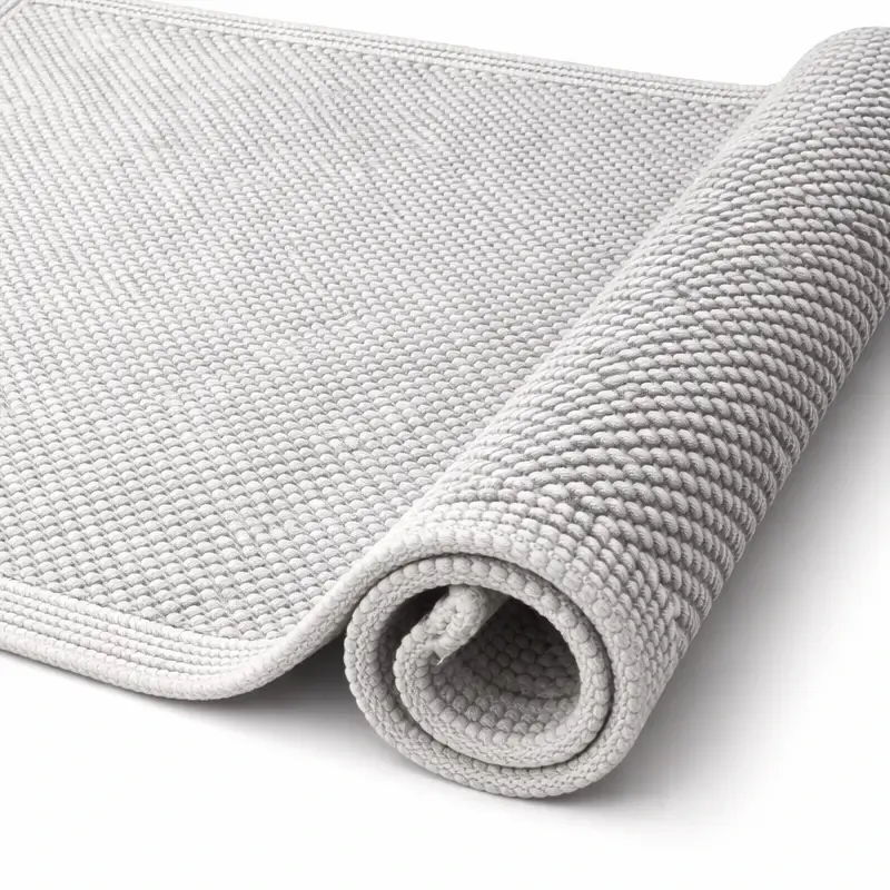 Badvorleger Miso Vintage-50 x 70 cm-silber