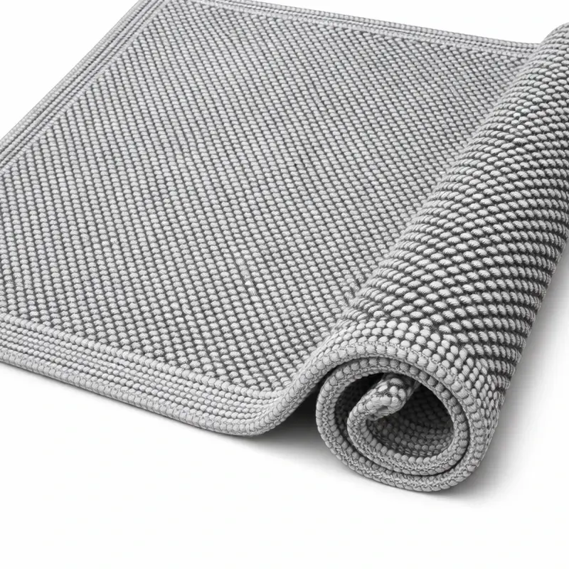 Badvorleger Miso Vintage-70 x 140 cm-dunkelgrau