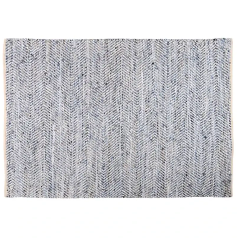 Teppich Atlas 160×230 – Leder-Baumwolle, flach gewebt