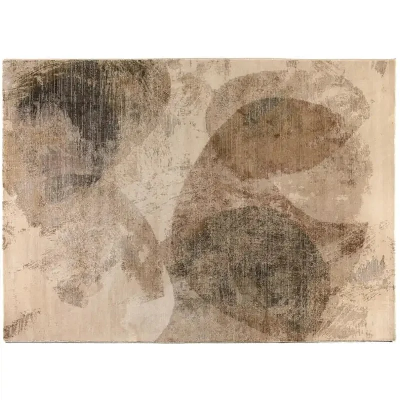 Gemusterter Jacquard Teppich Aloyse | Bronze