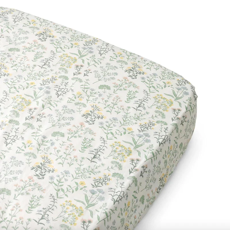 Baby Bettlaken 68 x 122 cm, Summer Flowers