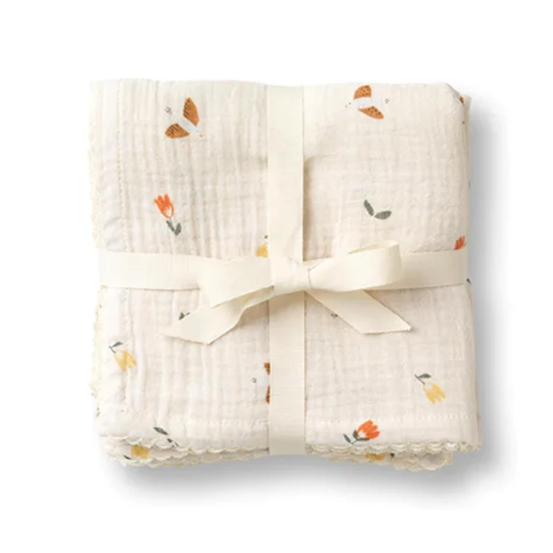 3er Pack Musselintuch Songbirds