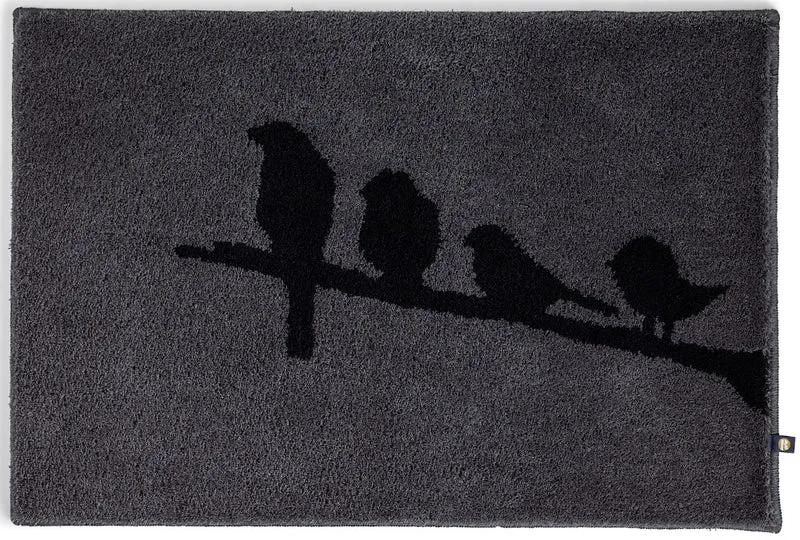 Badteppich auf Maß Birds