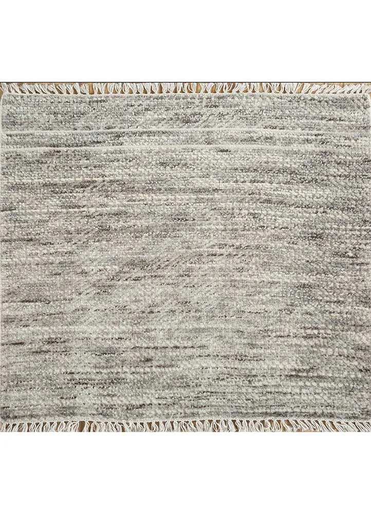Wollteppich quadratisch - 75 x 75 cm - beige