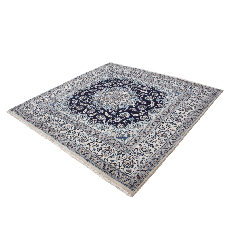 Perserteppich - Nain 195 x 196 cm Quadratischer Teppich